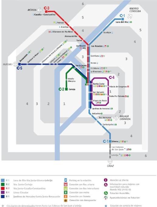 Fibes Apartamento Con Piscina Y Parking Gratis Séville Extérieur photo
